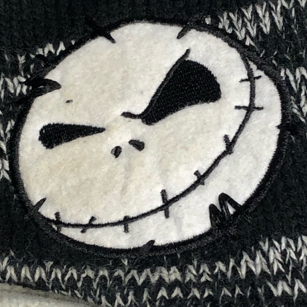 Jack Skellington Adult Winter Hat w/ Ear Flaps Nightmare Before Christmas